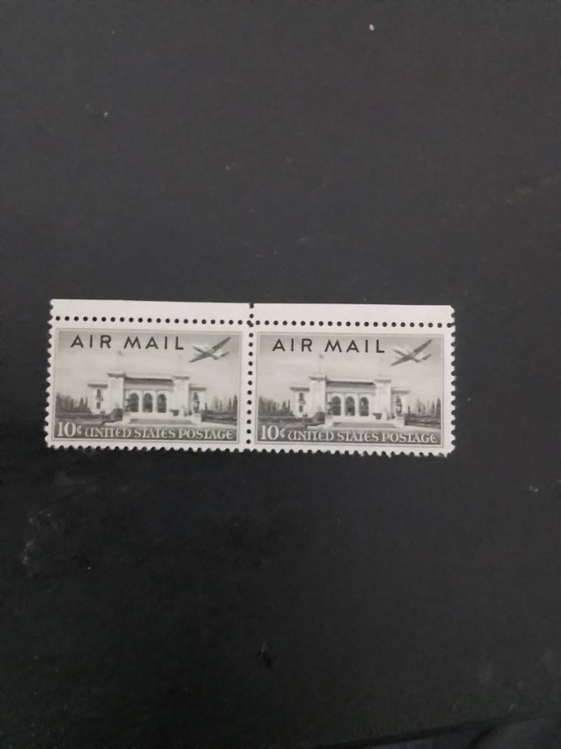 10-Cent Pan-American Union Air Mail Stamp (Scott #C25) - stamps collectible