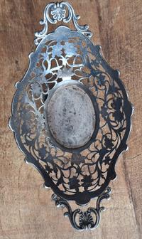 German Hanau Silver Pierced Bonbon Dish - late 19th Century - view 1