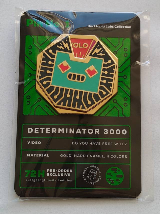 Determinator 3000 - Ducktopia Labs Collection [Pin No. 1] - collectibles collectible