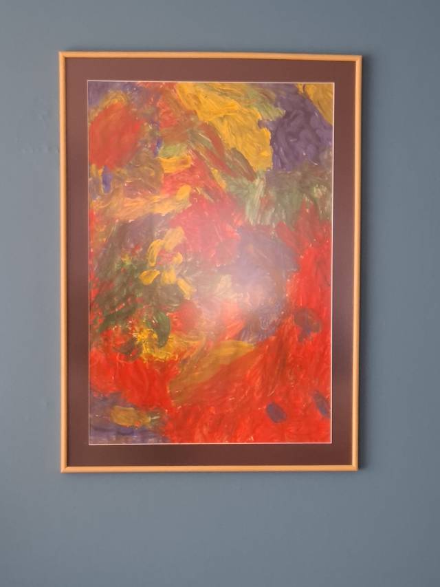Non-Representational Expressionist Painting - paintings collectible