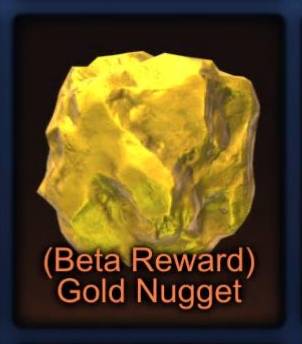 Digital In-Game Item: (Beta Reward) Gold Nugget - collectibles collectible