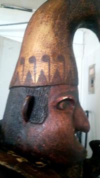 Carved Wooden Punch Figure Cigar Store Style Tobacconist Figure - view 3