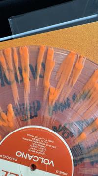 Jungle - Volcano (Caiola Records CAI002LP, 2023) Orange Splatter Vinyl - view 3