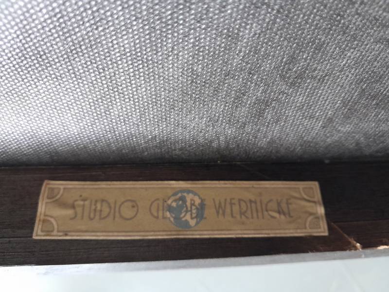 Art Deco Demi-Lune Club Chair by Studio G. B. Wernicke - interior collectible