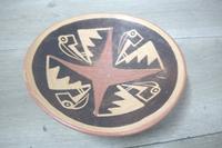 Pre-Columbian Style Terracotta Bowl with Geometric-Zoomorphic Motifs - view 3