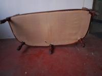 Victorian-Revival Upholstered Settee - view 3