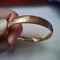 Hinged Gold-Tone Bangle Bracelet - view 3