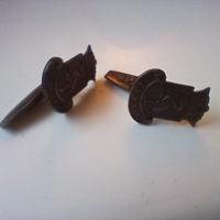 Vintage Pin Badge with Stork and Crown - Den Haag - view 3