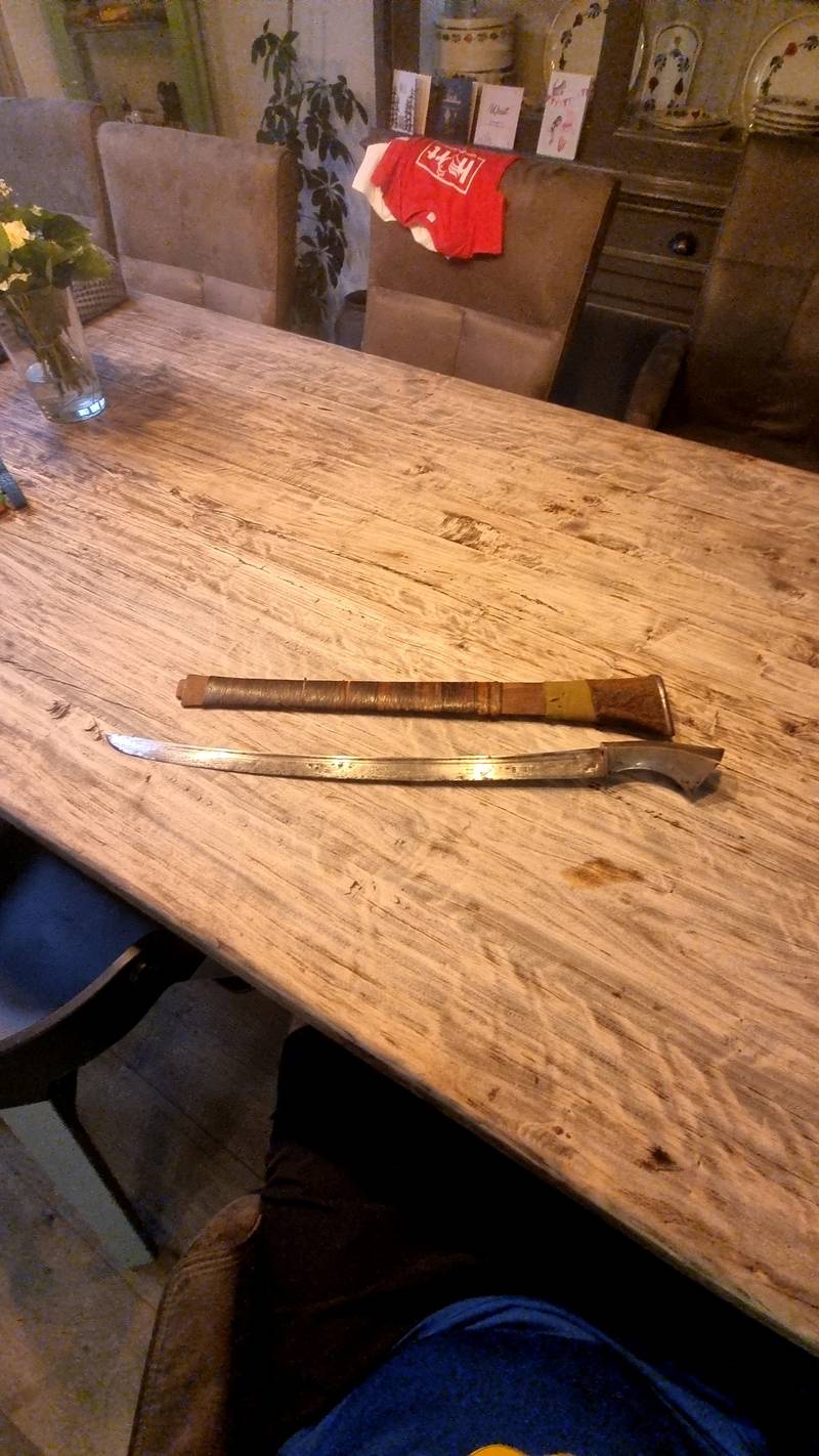 Dutch East Indies Klewang M1898 - militaria collectible