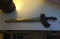 Indonesian Keris (Kris) with Sandang Walikat Style Scabbard - view 1