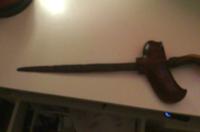 Indonesian Keris (Kris) with Sandang Walikat Style Scabbard - view 3