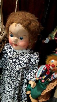 Composition Painted Doll (circa 1930s-1940s) - view 2