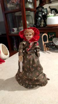 Greiner-type Papier-Mâché Doll (mid-to-late 19th Century) - view 2