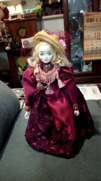 Contemporary Bisque Porcelain Collector Doll - view 3
