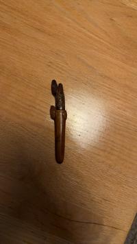 Indonesian Kris-form Letter Opener (Tjuring style) - view 1