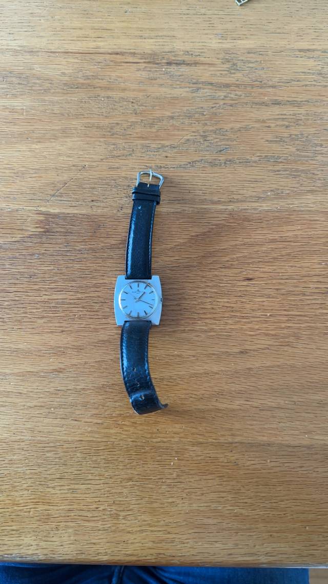 Baume & Mercier Geneva Vintage Square Dress Watch c.1970 - watches collectible