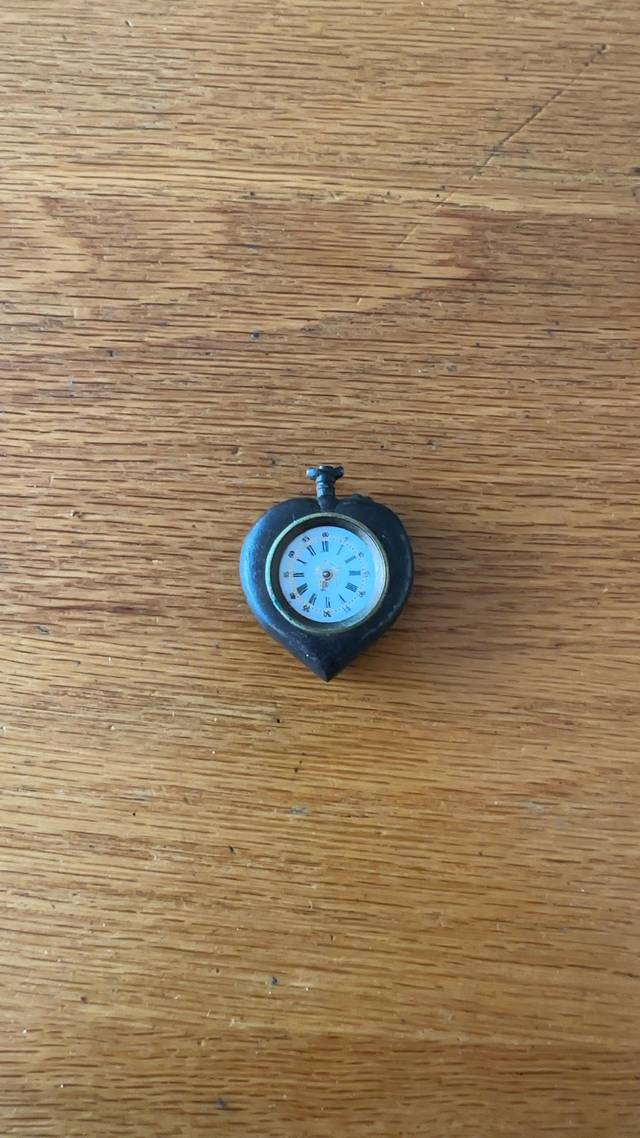 Victorian Heart-Shaped Pendent Watch c.1890 - watches collectible