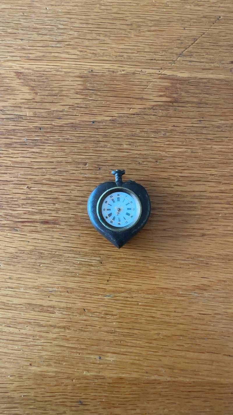 Victorian Heart-Shaped Pendent Watch c.1890 - watches collectible