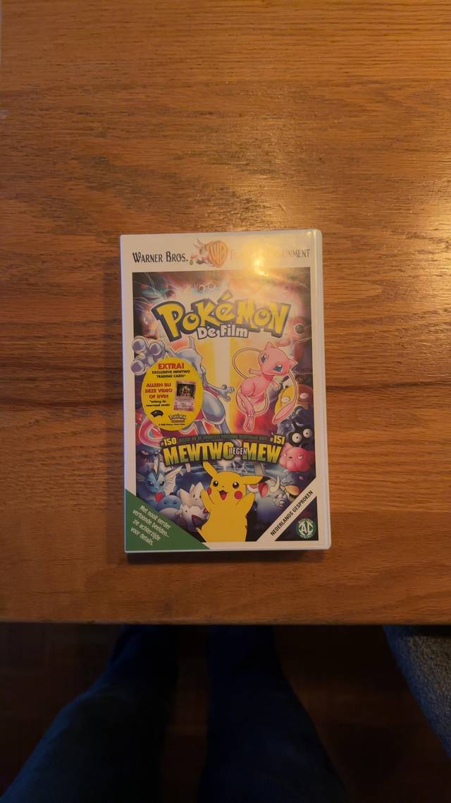 Pokémon: De Film - Mewtwo tegen Mew (Warner Bros., 2000) Dutch VHS - toys collectible