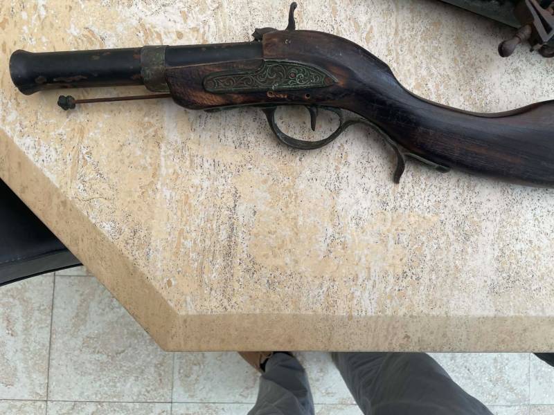 Middle Eastern Style Percussion Blunderbuss Pistol - militaria collectible
