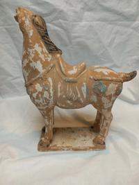 Chinese Tang-Style Sancai Pottery Horse - view 1