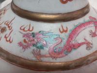 Chinese Famille Rose 'Dragon' Vase with Islamic Inscriptions, 20th Century - view 2