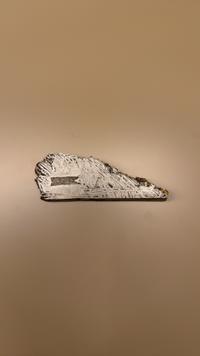 Aletai Iron Meteorite Slice (IIIE-an, Om) - view 1