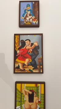 H.A. Botero 'La Posada' in the style of Fernando Botero - view 1