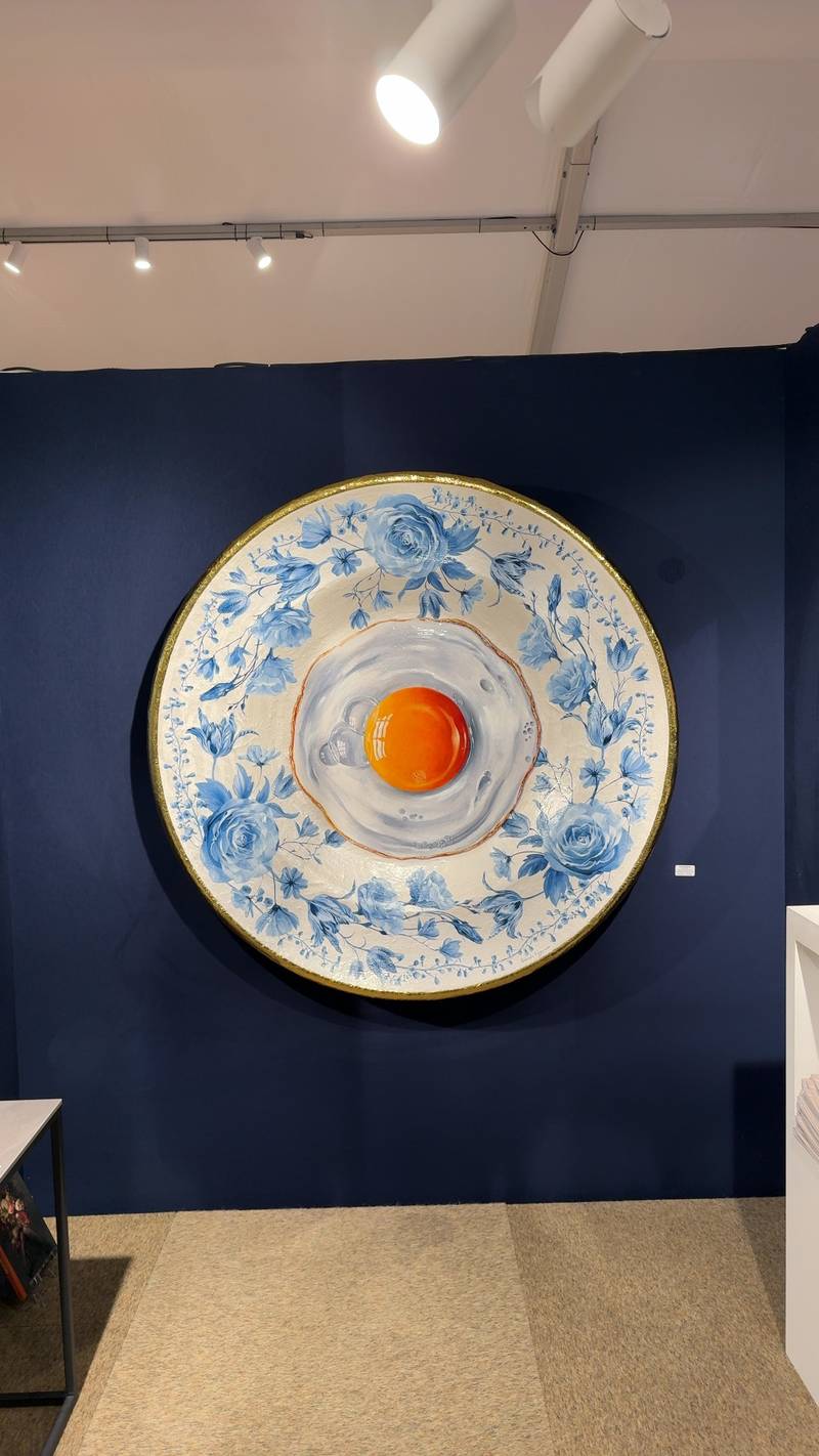 Katinka Krijgsman Frying Pan with Egg Painting - paintings collectible