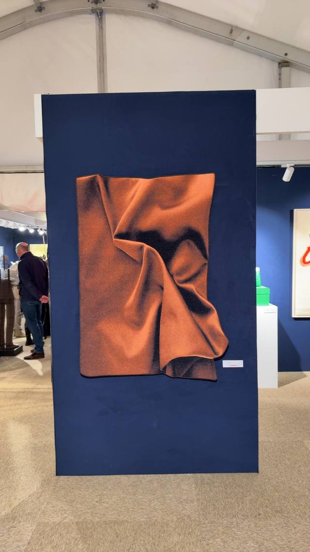 Celia Hadeler - 'Canela Brown' Textile Artwork - art collectible