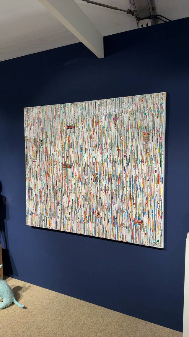 Chris R. C. Jones (British, b. 1986) - Data-painting, Mixed-media assemblage on panel - paintings collectible