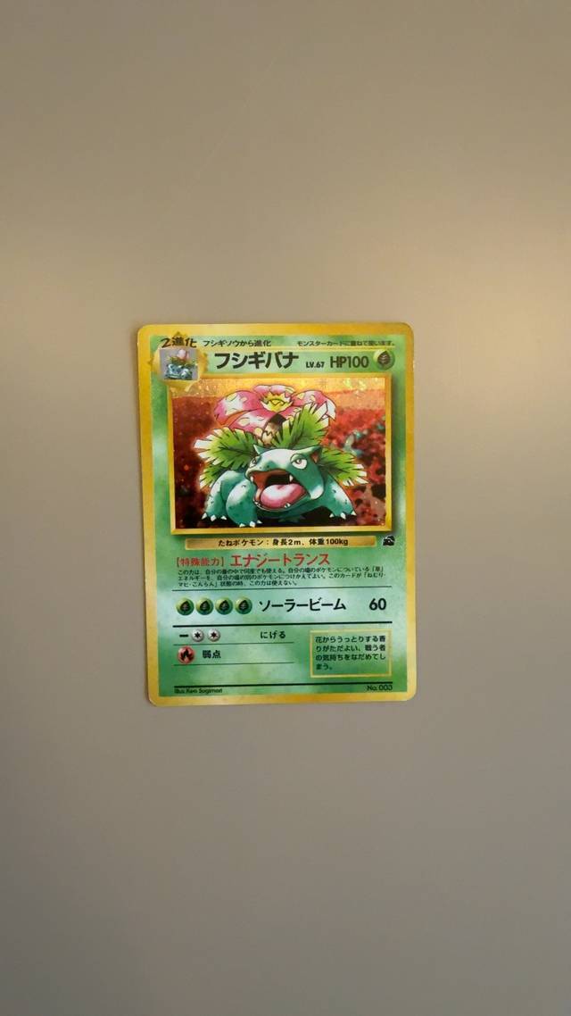 Venusaur (Japanese Base Set, Holo Rare) - trading-cards collectible