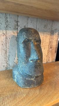 Decorative Moai Head Sculpture - view 2