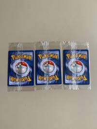 Pokémon The Movie 2000 Legendary Birds Promo Sealed Cello Packs, lot of 3 - view 2